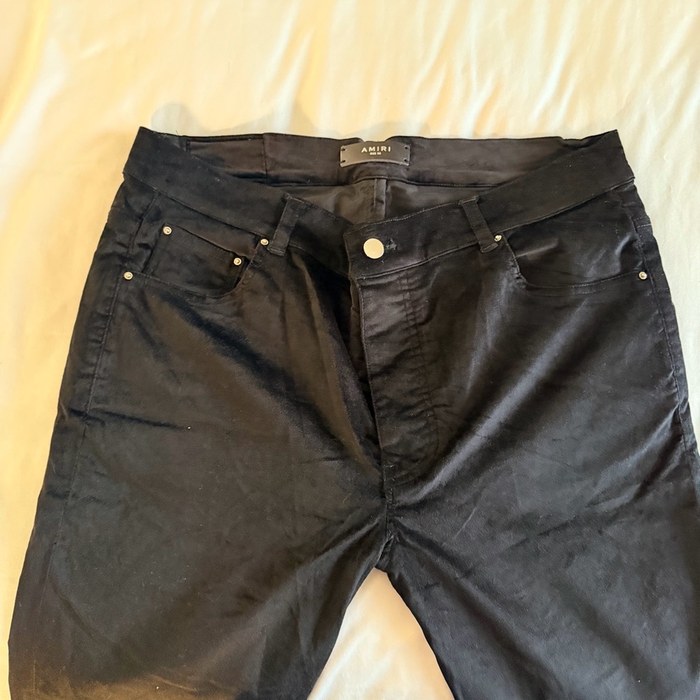 Amiri black men’s pants